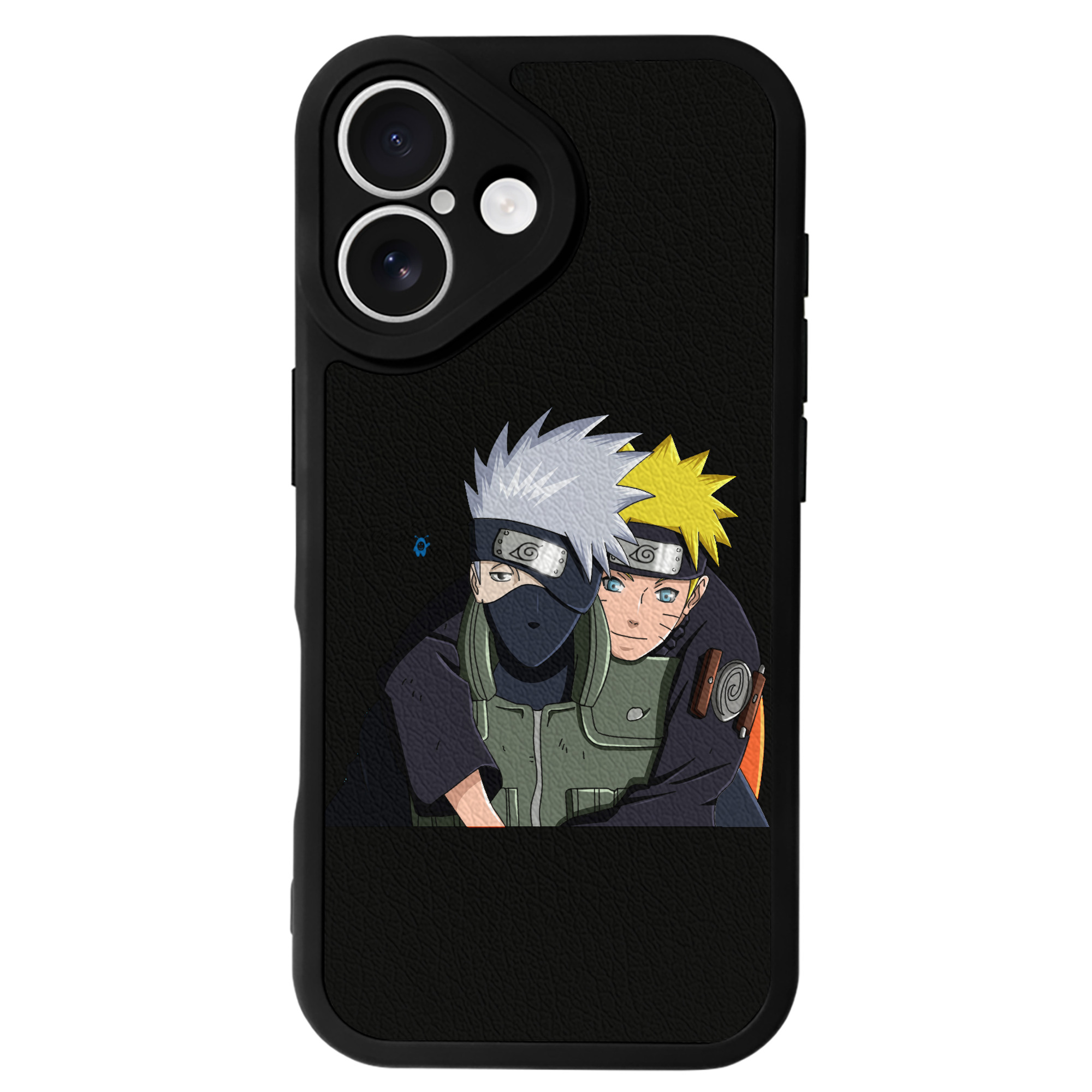 （画像用） NARUTO -ナルト- はたけ カカシ Hatake Kakashi 【iPhone 16シリーズ対応】シリコンスマホケース（レザー調） 材質：シリコン
